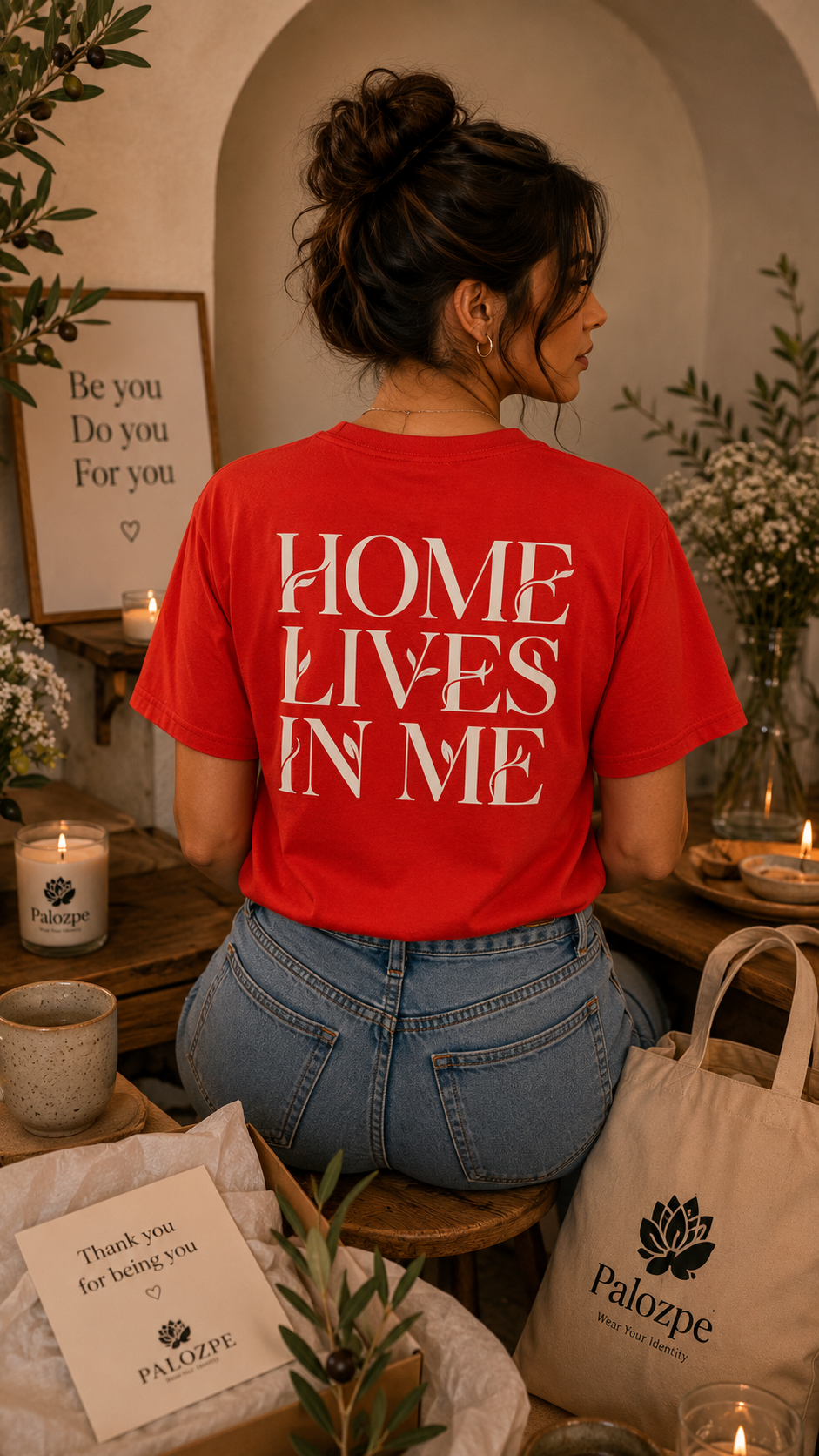 Home Lives In Me – Basic Unisex Tee