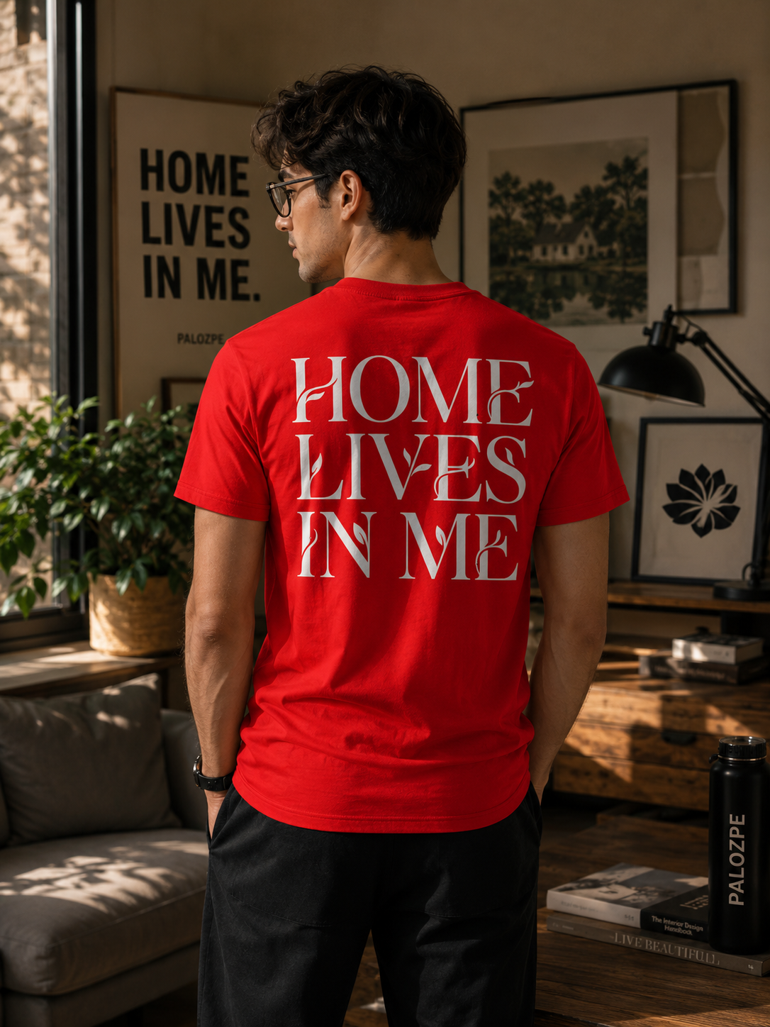 Home Lives In Me – Basic Unisex Tee