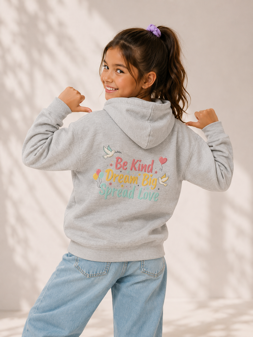 Hoodie - Be Kind Dream Big Spread Love