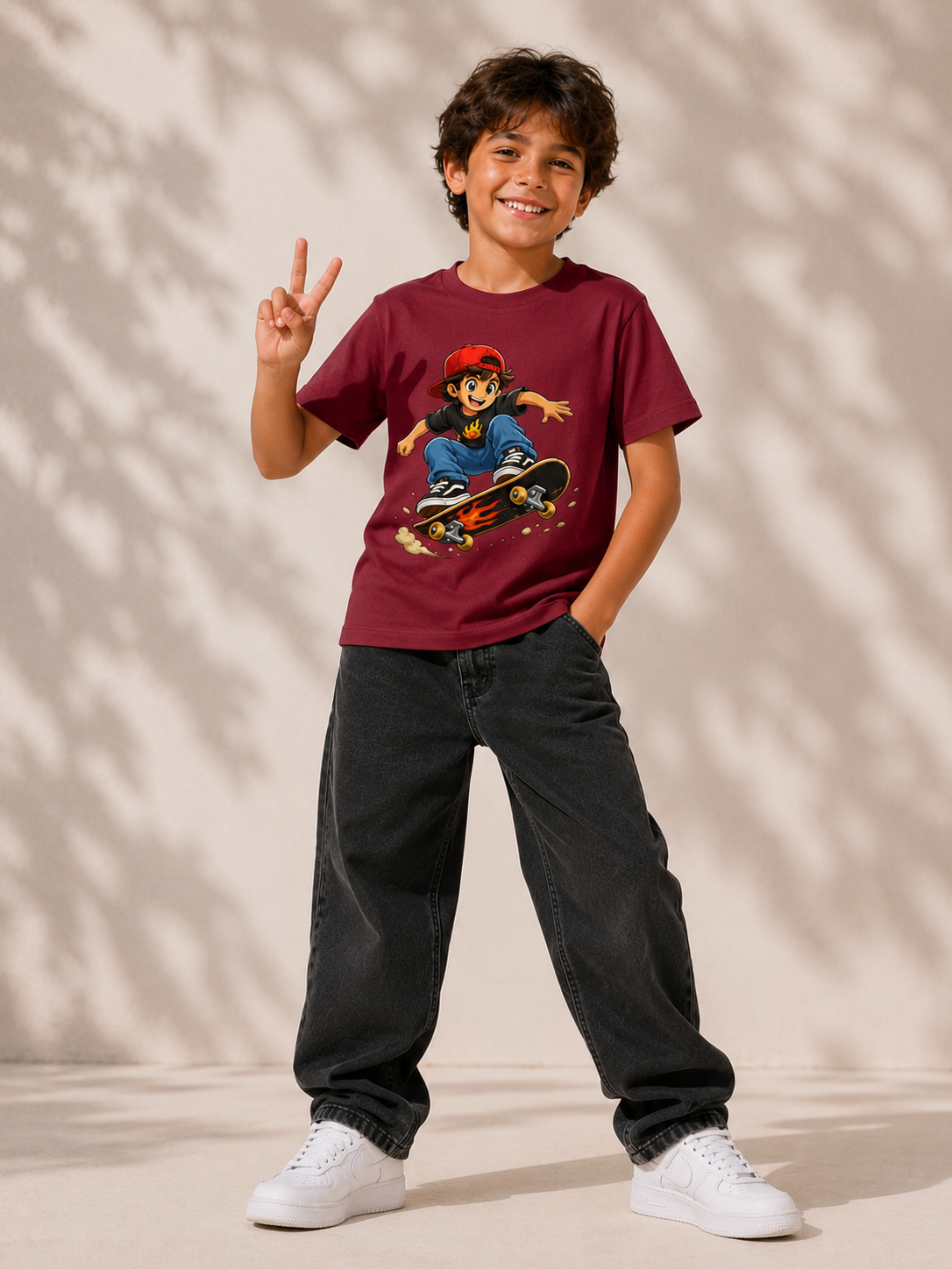 Cartoon Skater Boy