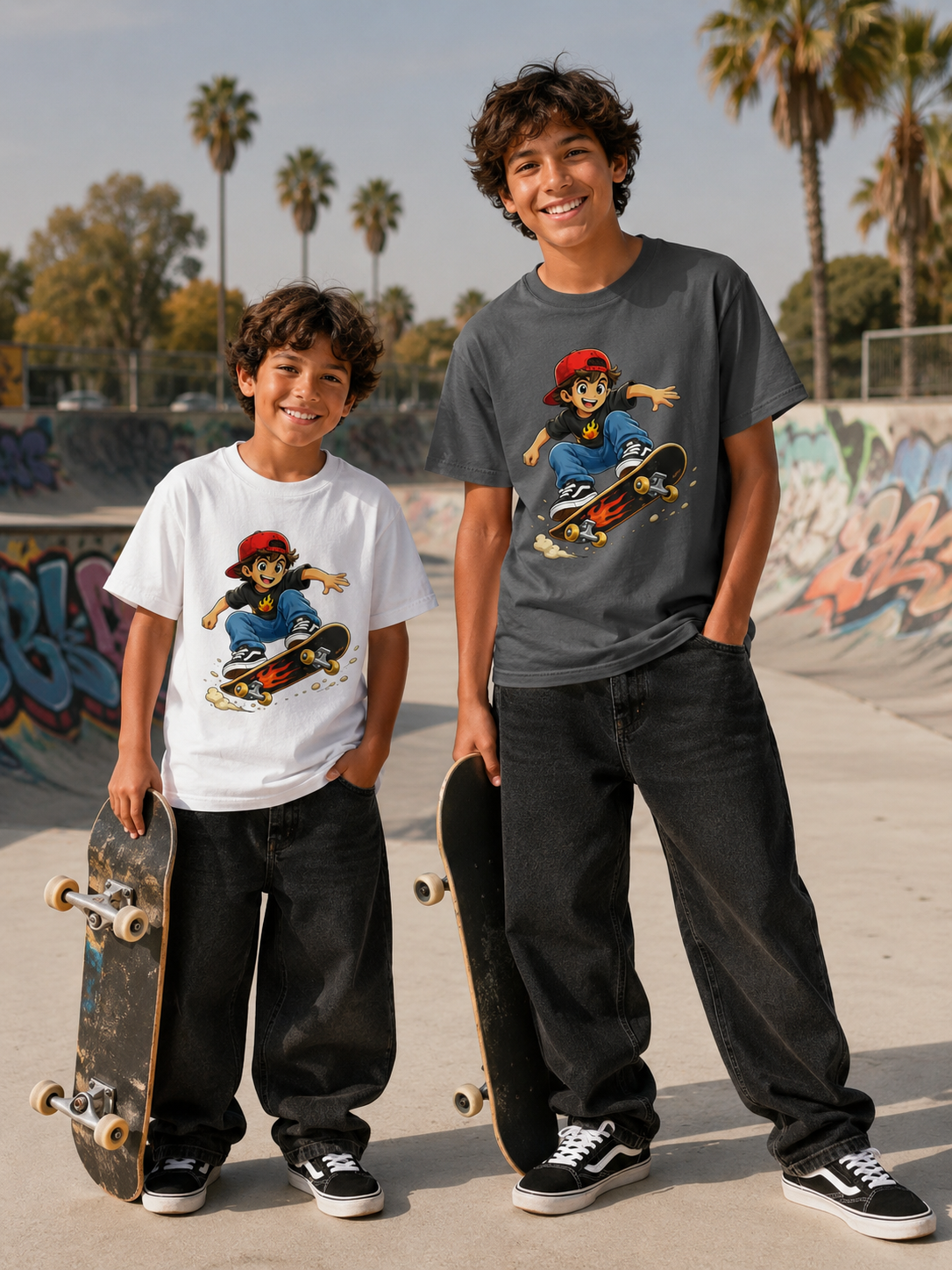 Cartoon Skater Boy