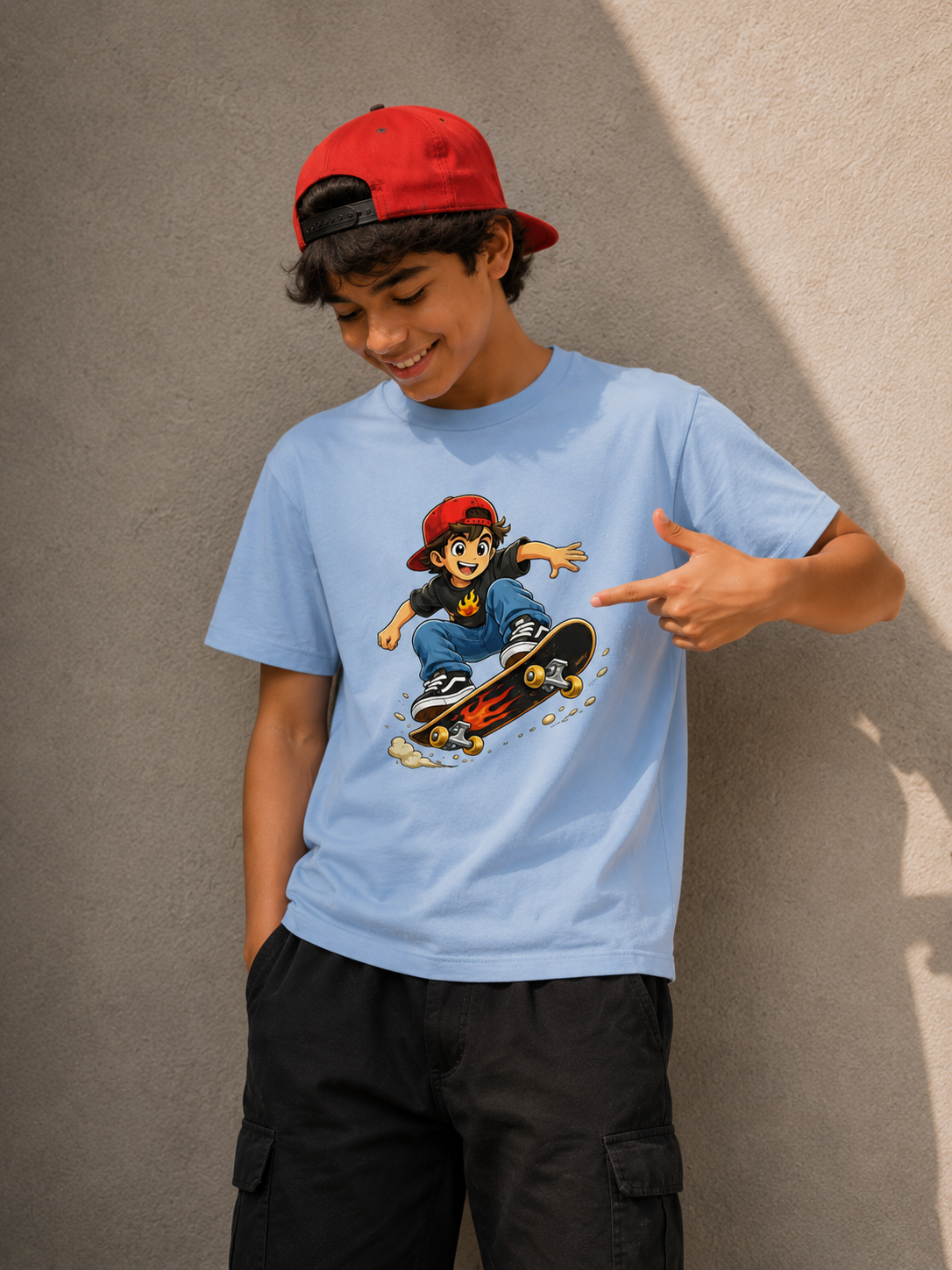 Cartoon Skater Boy
