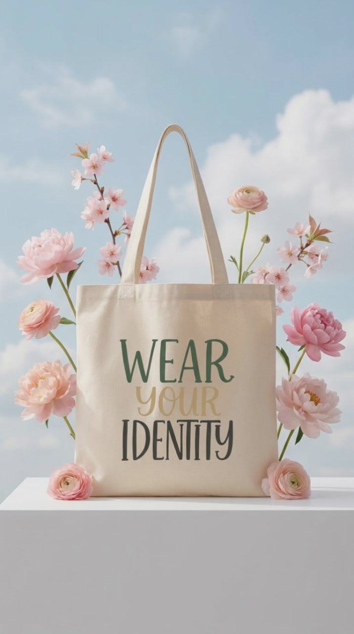 PALOZPE Wear Your Identity Recycled Tote Bag